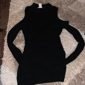 Black or the Shoulder long Sleeve shirt